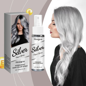 Silver Gray Hair Spray Long-Lasting Color Lock Protector Plant-Based Styler for Healthy Hair Fashion Hair Tone Saver Dry & Dull Hair Rescuer Quick-Dry No-Rinse Styling Essential