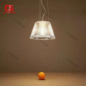 Đèn Thả Trần Chao Thủy Tinh Vân Sọc Thanh Lịch