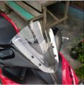 FREE PACKING BUBBLE ! VISOR AEROX WINSHIELD YAMAHA ALL AEROX 155 NEW OLD ORIGINAL KACA ACRILIC KACA ANGIN MOTOR DEPAN YAMAHA AEROX 155 BARU  PELINDUNG BATOK MOTOR AEROX LAMA CUTTINGAN LASER PRESISI. 