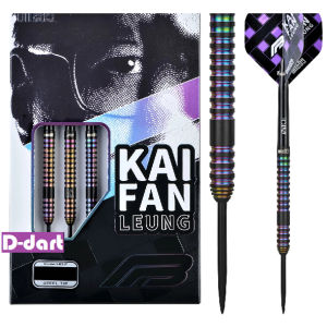 ONE80 STEEL TIP DART - 23G FB LEUNG II RAINBOW BLACK SIGNATURE DARTS 23G
