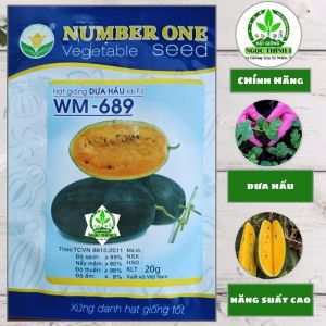(Gói 20gr) Hạt Giống Dưa Hấu Lai F1 WM-689 NUMBER ONE - Date mới