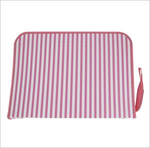 TOMEX Zipper Bag Motif STRIPE F4 (Folio) / Map Zipper / Map Plastik Resleting