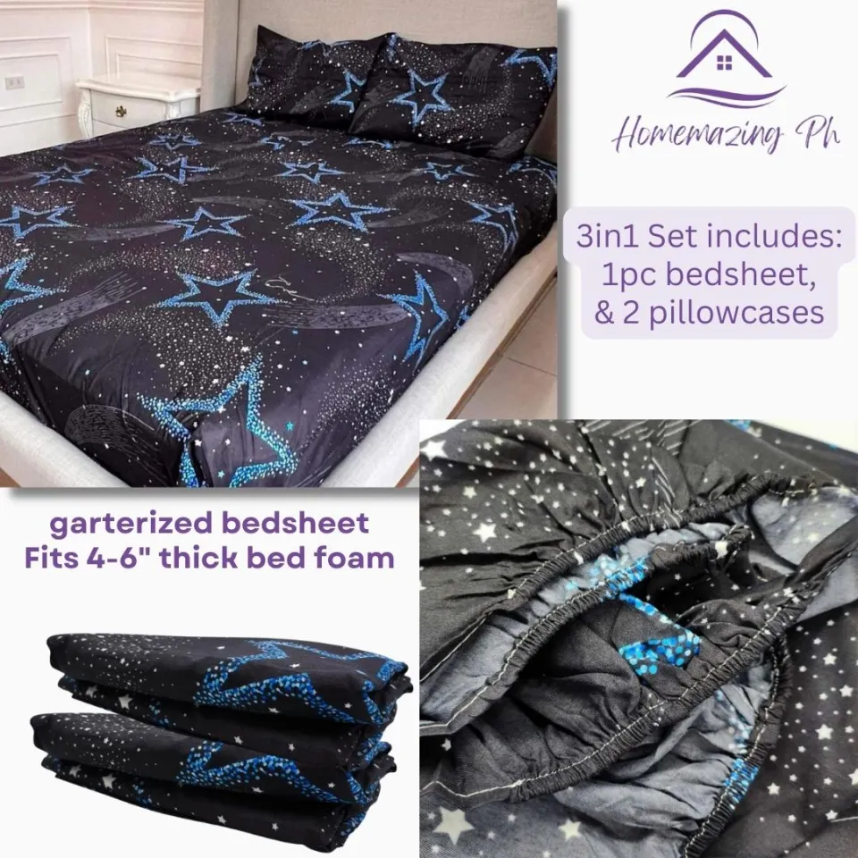 Homemazing Ph Printed Designs Bedsheet in Set on Sale Bed