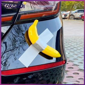 Car Decorations Banana Car Stickers New Funny Creative Bumper Stickers Hand Painted Duct Tape Banana