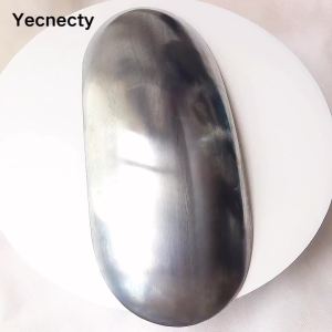 Le Discount 1PC Universal Metal Unpainted Silver Motorcycle Short Front Fender Mudguards For KTM Cafer Racer Ducati Benelli Yamaha