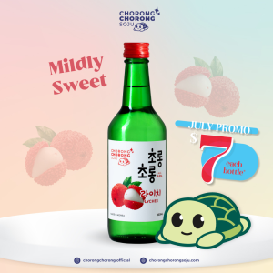 Mix and Match - Chorong Chorong Soju - 360ml PROMO | Green Grape | Green Apple | Lychee | Peach | KOREAN SOJU | DIRECT FROM KOREA