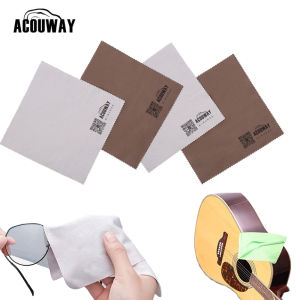 5 Pcs Microfiber Cleaning Cloths for Guitar Violin Piano Spectacles Glasses Camera Lenses Smartphones Jewelry25* 25cm