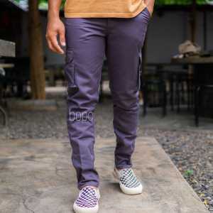 CELANA KARGO PANJANG PRIA MODEL SLIMFIT/GOMBRONG TERBARU CELANA PRIA CARGO CHINO CELANA CHINOS