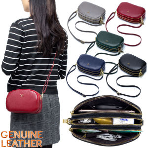 Ví nữ da thật Túi đeo chéo đeo vai Túi ly hợp Túi đựng điện thoại Túi đựng tiền xu Ví đựng thẻ Túi có sức chứa cao