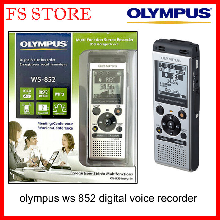 OLYMPUS ORIGINAL MALAYSIA WS852 WS852 VOICE RECORDER DIGITAL Lazada