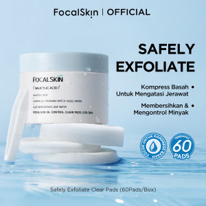 Focalskin Safely Exfoliate Clear Pads isi 60pads