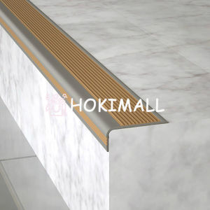 Karet Ujung Tangga Lis Tangga Pengaman Anti Slip Type L Import Stepnosing Karet Dengan Perekat 3M