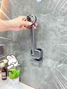 2026 Hot Sale [ Shipped from China ] Bathroom hands-free hair dryer holder no-drill wall-mounted hair dryer storage rack B3