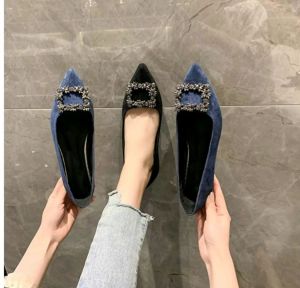 Sepatu Flat Wanita Sendal Balet Flatshoes karet kerja ft 008
