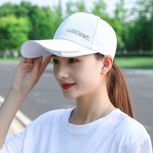 Voowo Sport Baseball Caps Long-brimmed Topi Plain Peaked Polo Ball Caps Adjustable Sun Visor Topi Men Women Topi baseball hitam bahan raffel cakop besi