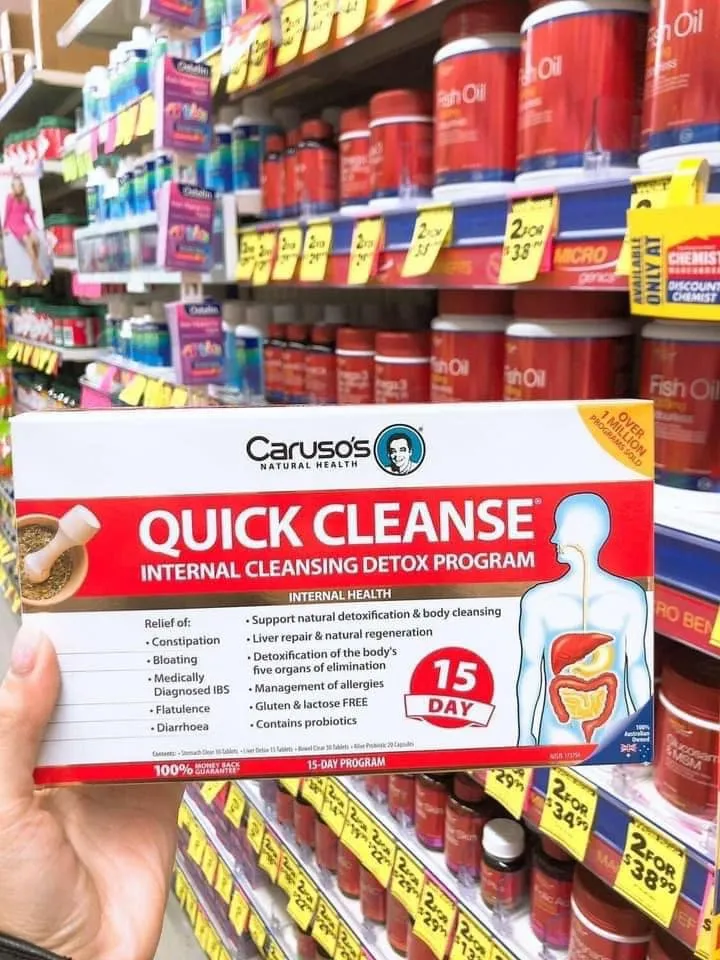 B Quick Cleanse 15 Ng y Caruso c Detox c th Lazada.vn