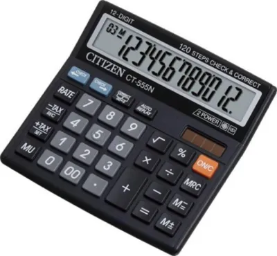 Kalkulator Citizen CT-555N / CT 555 N / Tax Calculator / Mark Up Calculation