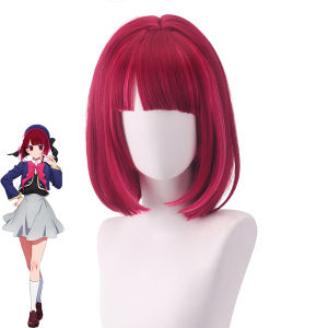 Oshi No Ko Anime Cosplay Ai Hoshino Ruby Arima Kana Costume Wig Full Set Pink Dress Suit