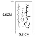 Long Lasting 2 Weeks Semi-Permanent TattooTemporary Tattoo Sticker Fake Tattoo. 