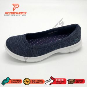 Skecherss Go Step Ballet Canvas Women Sepatu Wanita