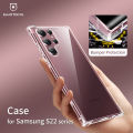 SmartDevil Transparent Phone Case for Samsung Galaxy S23 Ultra Case Samsung Galaxy S24 Ultra S24+ Case S23 S23+ S22 Ultra Case Samsung Galaxy S22 Samsung S21 Ultra Case S10 Plus Case Anti-Fingerprint Clear All-Inclusive Mobile Phone Casing. 