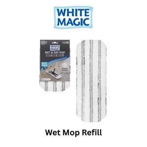 White Magic Wet & Dry Mop (with 2 mop pad - Dry & Wet)