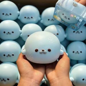 CHUN053634 Small Seal Squeeze Toys Soft Simulation Animal Sensory Fidget Toy  Creamy Texture Stress Relief Toy Gifts
