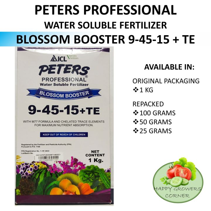 PETERS PROFESSIONAL BLOSSOM BOOSTER 9-45-15 + TE (REPACKED) | Lazada PH