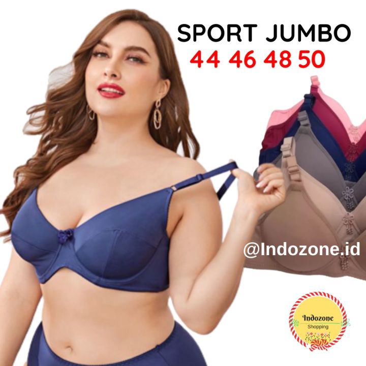 SPORT BRA SUPER JUMBO SIZE 44 46 48 50 BIG SIZE BH WANITA EXTRA