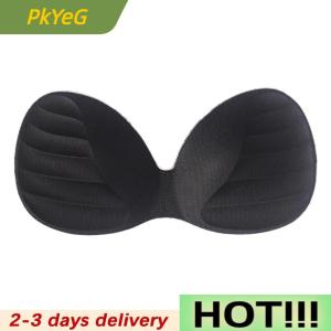 PkYeG Women Bikini Padded Inserts Breast Bra Enhancer Push Up Chest Invisible Pad