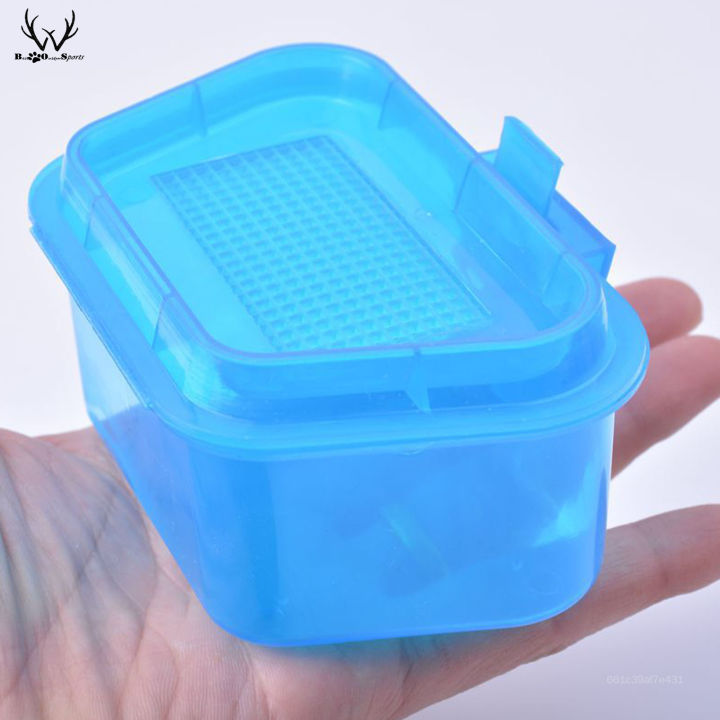 Live Worm Bait Holder Easy Open Fish Live Bait Boxes with Breathable ...