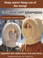 Winter Face Mask Neck Warmer Hat With Fleece Lining Warm Ear-protecting Ski Hat. 
