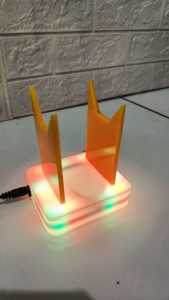 Stand Stik Single PSXBoxNintendo Switch Bahan dari Akrilik Lampu RGB