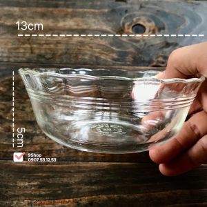 [PYREX - IWAKI] 01 Chiếc Khuôn Bánh/ Chén Bát Dày Chịu Sốc Nhiệt [13x5m]