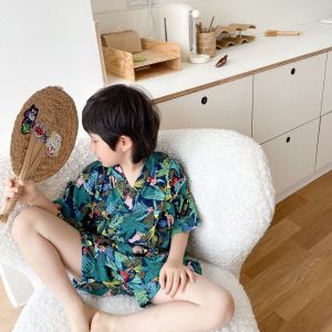 ชุดเด็กญี่ปุ่น ชุดยูกาตะ​ ชุดกิโมโน​ เด็กญี่ปุ่น UK2