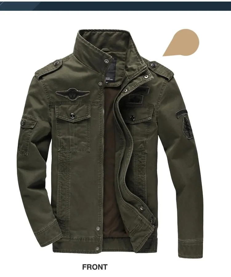 Army green outlet spring jackets