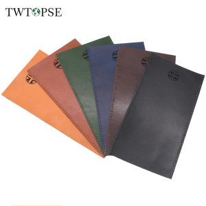 TWTOPSE Cycling Handmade Leather Bike Bicycle Frame Protector Covers For Brompton Folding Bike Bicycle 3SIXTY Frame Case British Flag With Wax Rope Thickness 1.8-2mm Bike Bicycle Accessories