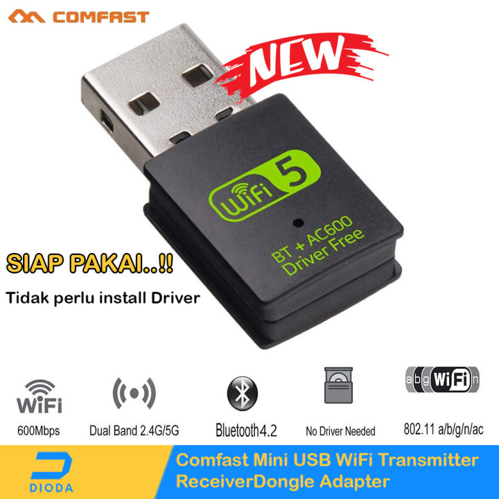 Comfast K605 Mini USB WiFi Transmitter Receiver Dongle Adapter | Lazada