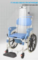 CW01 Xe lăn toilet có bô di động hỗ trợ vệ sinh tắm rửa cho người già người bệnh người khuyết tật. 