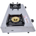 Rinnai เตาแก๊สตั้งโต๊ะ หัวทองเหลือง + หัวเทอร์โบ รุ่น RY-9002SST (สีเงิน). 