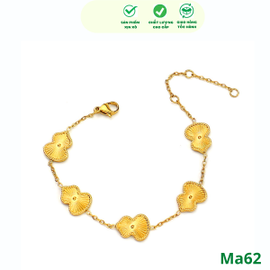 [HCM]Lắc Tay Nữ Titan Cao Cấp Sáng Bóng Lắc Tay Nữ Mạ Vàng 18K Vòng Đeo Tay Nữ Titan Không Gỉ - Người Đẹp Vì Lụa