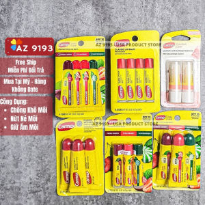 Son Dưỡng Môi CarmexHàng Mỹ Son Dưỡng Camex Không Màu Chính Hãng Mỹ Có Loại SPF15 Dưỡng Ẩm Giảm Khô Môi-Az9193