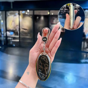 Ốp Khóa Hyundai Santafe 2024 Mới- Hyundai Tucson 2024 Mới - Bọc Khóa Xe Ô Tô - Bảo Vệ Chìa Khóa