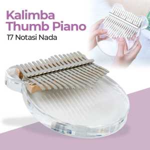 COD Cega Kalimba Thumb Piano Musical Toys Acrylic 17 Key Note PEL07 / Kalimba Alat Musik Mini 17 Keys Alat Musik Piano Jari Kalimba