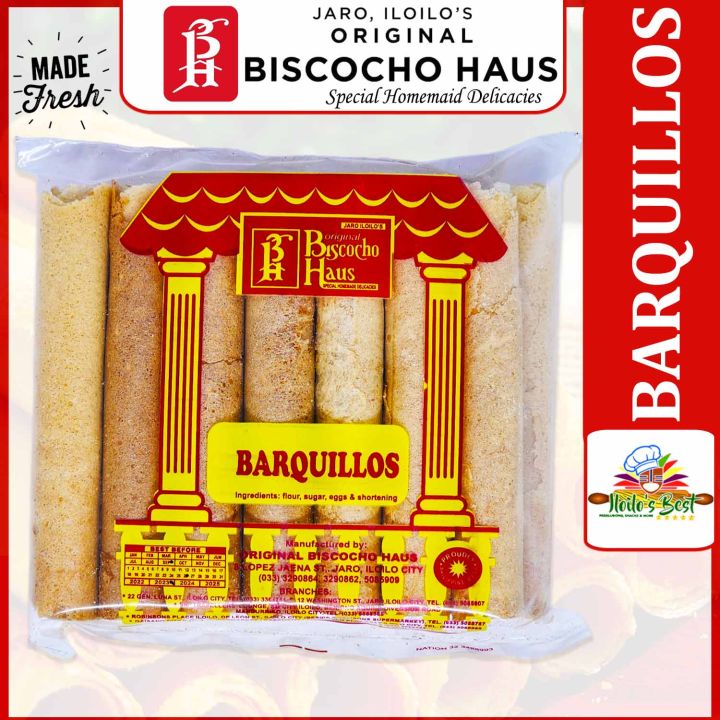 Barquillos | Biscocho Haus | 14 Rolls | Pasalubong | Delicacies Iloilo | Wafer Rolls | Egg Rolls |