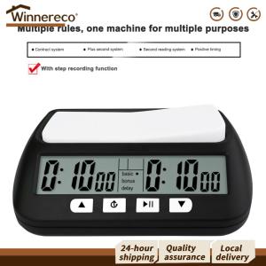 [Winnereco Flagship Mall]นาฬิกาจับเวลาเกมหมากรุก - ฟังก์ชันนับขึ้นและนับลง ดีไซน์สวยงามและทนทาน เหมาะสำหรับการแข่งขัน