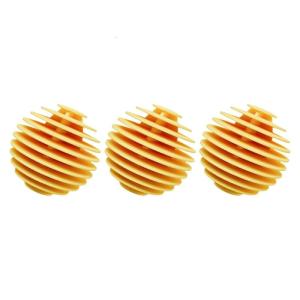 3 cái hình bầu dục rắn banh làm sạch rửa gia dụng máy Bóng giặt tái sử dụng antitangle magics bóng giặt