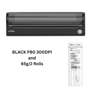 Fantasy Portable and inkless the PeriPage P80 A4 thermal printer offers sharp 300dpi prints via Bluetooth or USB Ideal for home office or travel Supports Android iOS Windows Mac Lightweight rechargeable and easy to use anytime anywhere