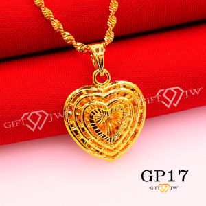 Pos Dari KL- GP11 Rantai Emas Korea/Rantai Emas Plated/Rantai Leher Emas 45cm/Loket Emas/Gold Necklace