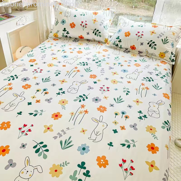 Abraca Dabra Japanese Cute style 100% Cotton Fitted Bedsheet set Soft ...